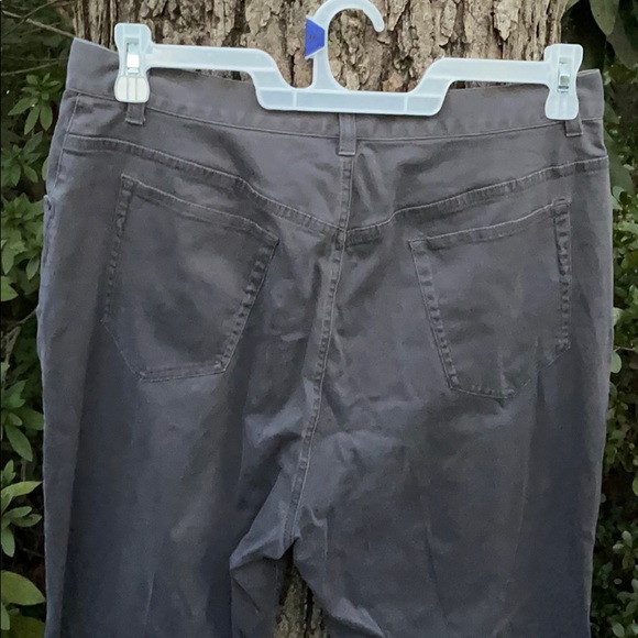 Liz Claiborne Lizwear Stretch Gray Denim Jeans Bootcut Fit Stretch 14 - Picture 7 of 9